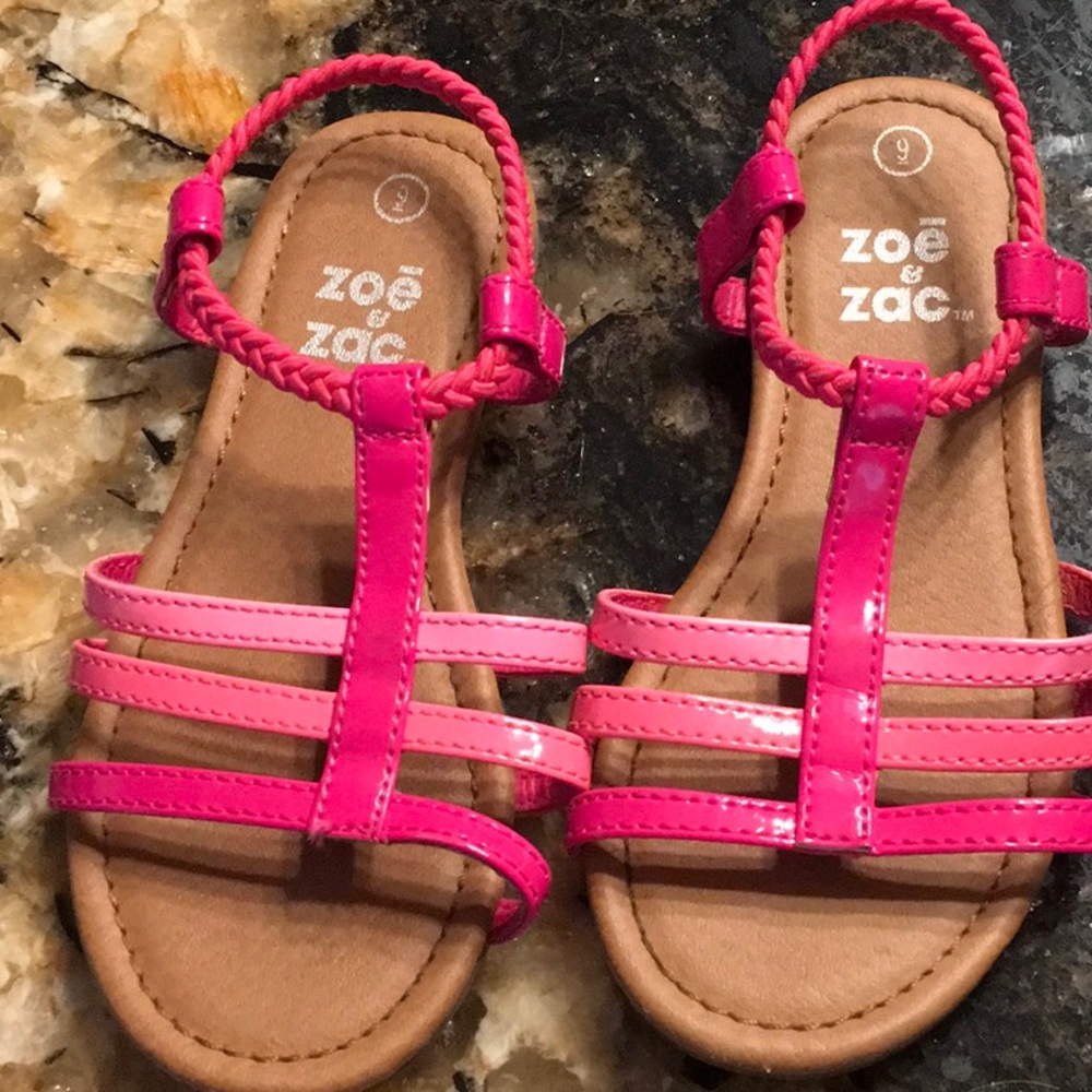 Zoe and Zac NWOT sandals. Toddler size 9